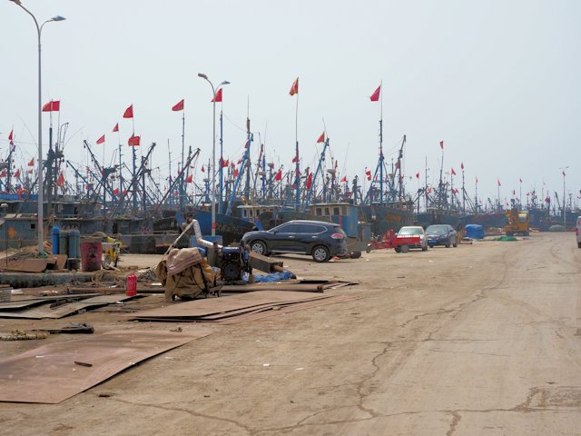 中国　大連　漁業